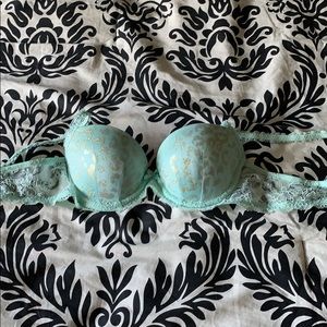 PINK leopard print bra